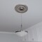 Ekena Millwork Berkshire PVC Ceiling Medallion (Canopies up to 8 3/8"), 19"OD x 3 1/2"ID x 1"P, Bright Coat Chrome CMP19BEBCR - alternate 9